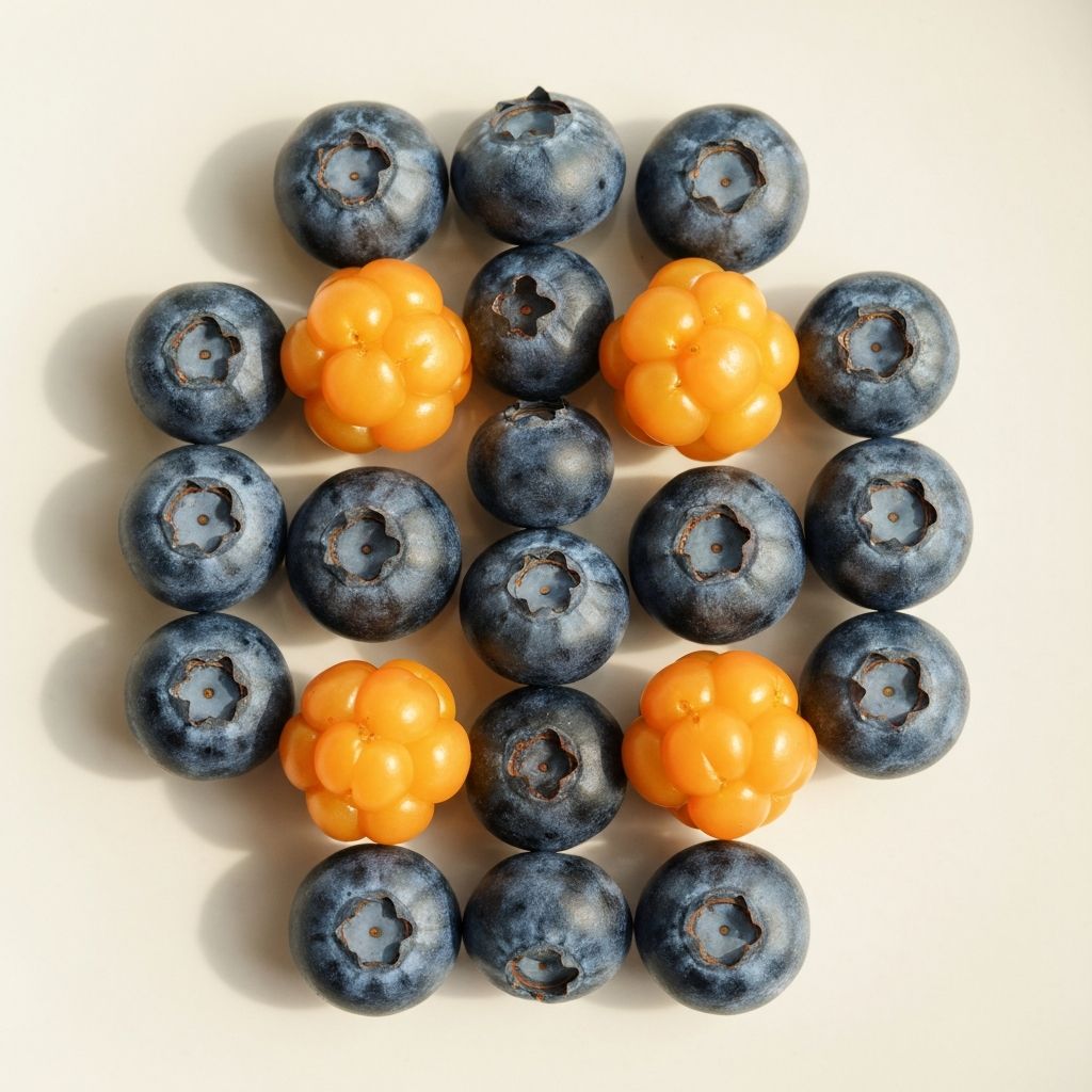 Alpine Beeren natürliche Quelle